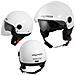 Casco Jet Scooter Moto Ece 22 Doppia Visiera Parasole Bianco L - Foto miniatura 1