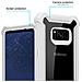 Custodia Compatibile Con Samsung Galaxy S8 In Grigio Betulla - Coperchio Protettivo 2 In 1 Con Bordo In Silicone Tpu E Retro In Vetro Acrilico - Foto miniatura 3