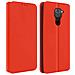 Custodia Xiaomi Redmi Note 9 Portacarte Funzione Supporto Similpelle Rosso - Foto miniatura 7