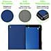 Custodia Per Tablet Compatibile Con Huawei Mediapad T5 10 (10.1"" Zoll) In Blu Scuro Jersey - Coperchio Protettiva Ultra Sottile Senza Funzione Auto Wake Up E Stand - Foto miniatura 7