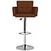 Sgabelli da Bar 2 pz Marroni in Similpelle - Foto miniatura 3