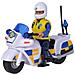Sam The Fireman Moto Polizia + 1 Statuetta - Smoby - Foto miniatura 2
