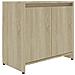 Mobile da Bagno Rovere Sonoma 60x33x61 cm Legno Multistrato - Foto miniatura 1