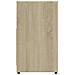 Mobile da Bagno Rovere Sonoma 60x33x61 cm Legno Multistrato - Foto miniatura 2