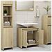 Mobile da Bagno Rovere Sonoma 60x33x61 cm Legno Multistrato - Foto miniatura 6