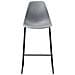 Sedie Da Bar 2 Pz Grigie In Plastica - Foto miniatura 10