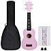 Set Ukulele Soprano con Borsa per Bambini Rosa 21"" - Foto miniatura 3