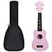 Set Ukulele Soprano con Borsa per Bambini Rosa 21"" - Foto miniatura 1