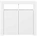 Credenza con Luci LED Bianca 80x35x75 cm - Foto miniatura 2