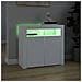 Credenza con Luci LED Bianca 80x35x75 cm - Foto miniatura 9