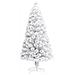 Albero Natale Artificiale Con Led Bianco 120 Cm Fibra Ottica - Foto miniatura 3