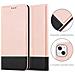 Custodia Compatibile Con Apple Iphone 13 In Oro Rosato Nero - Coperchio Protettiva Con Chiusura Magnetica, Funzione Stand E Tasca Per Le Carte - Foto miniatura 6