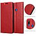 Cadorabo Custodia Compatibile Con Zte Blade V10 Vita In Rosso Mela - Coperchio Protettiva Con Chiusura Magnetica, Funzione Stand E Tasca Per Le Carte - Foto miniatura 6