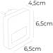 Luce Notturna Led A Sensore Quadrato Con Visiera Edm - 5 Lumen - 4000k - 04044 - Foto miniatura 3