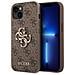Pu 4g Metal Logo Case Fr Apple Iphone 14 - Brown (guhcp14s4gmgbr) - Foto miniatura 2