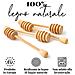 Set Di 4 Cucchiai Di Legno Per Il Miele - 15 Cm - Foto miniatura 1