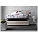 Letto Matrimoniale Bonella, Letto Contenitore Con Rivestimento In Tessuto, 100% Made In Italy, Apertura Frontale, Adatto Per Materasso Cm 160x200, Beige - Foto miniatura 3