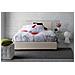 Letto Matrimoniale Bonella, Letto Contenitore Con Rivestimento In Tessuto, 100% Made In Italy, Apertura Frontale, Adatto Per Materasso Cm 160x200, Beige - Foto miniatura 4