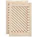 Ante Con Design A Reticolo 2 Pz 39,5x61,5 Cm In Legno Di Pino - Foto miniatura 2