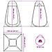 Tenda Privacy Pop-Up Blu Impermeabile - Foto miniatura 11
