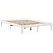 Giroletto con Cassetti Bianco 135x190 cm Legno Massello di Pino - Foto miniatura 5