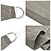 Vela Parasole 160 G /m Rettangolare Grigio Chiaro 3x5 M In Hdpe - Foto miniatura 6