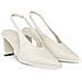 Heel Slingback Pump 70 High Scarpe Con Tacco Pelle Scarpe Donna Beige Eu 39, Hw0hw02059 Acg - Foto miniatura 1