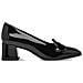 Black Elegant Closed Pumps High Scarpe Con Tacco Sintetico E Tessile Scarpe Donna Nero Eu 38, 1-22308-43 001 - Foto miniatura 2