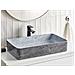 Lavabo Bagno Ceramica Grigio 61 X 35 Cm Artaj - Foto miniatura 1
