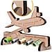 Regalo In Legno: Aereo Di Commercio Con Scritta In Tedesco, Unico E Speciale - Foto miniatura 1