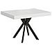 Tavolo allungabile 90x120/224 cm Dolcezza bianco frassino gambe antracite - Foto miniatura 1