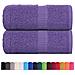 Asciugamani Per Sapone 2 Pz Viola 30x30cm 360g/m 100% Cotone - Foto miniatura 2