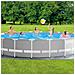 Piscina Fuori Terra - In Giro - 610x610x132 Cm - Grigio - Include Accessori Coordinati Cb43 - Foto miniatura 2