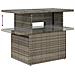 Set di divano da giardino a 5 pezzi con cuscini grigio in polyrattan - Foto miniatura 9