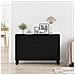 Credenza Nero Rovere 104x35x70 cm Legno Ingegnerizzato - Foto miniatura 4