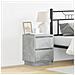 Comodino con luci LED grigio cemento 39x34.5x50 cm - Foto miniatura 2