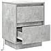 Comodino con luci LED grigio cemento 39x34.5x50 cm - Foto miniatura 5