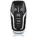 Guscio Chiave Auto 4+1 Pulsanti Suv - Ricambio Compatibile Con Ford - Foto miniatura 1
