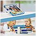 Custodia Per Samsung Tab A7 Lite 8.7” Antiscivolo Con Supporto Blu - Foto miniatura 4