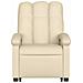 Poltrona Alzapersona Reclinabile Crema in Tessuto - Foto miniatura 9