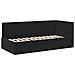 Cornice del letto ad angolo Nero 90 x 200 cm Velluto - Foto miniatura 1