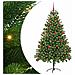 Albero di Natale con 300 LED con supporto Verde 180 cm PE - Foto miniatura 1