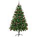 Albero di Natale con 300 LED con supporto Verde 180 cm PE - Foto miniatura 4