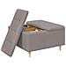 Pouf contenitore con cuscino Talpa 80 x 80 x 45 cm Tessuto - Foto miniatura 3