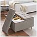 Pouf contenitore con cuscino Talpa 80 x 80 x 45 cm Tessuto - Foto miniatura 4