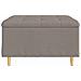 Pouf contenitore con cuscino Talpa 80 x 80 x 45 cm Tessuto - Foto miniatura 6