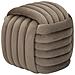Pouf Softy In Velluto Grigio — 45×45×45 Cm - Foto miniatura 2