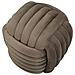 Pouf Softy In Velluto Grigio — 45×45×45 Cm - Foto miniatura 3