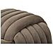Pouf Softy In Velluto Grigio — 45×45×45 Cm - Foto miniatura 4