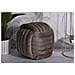 Pouf Softy In Velluto Grigio — 45×45×45 Cm - Foto miniatura 6
